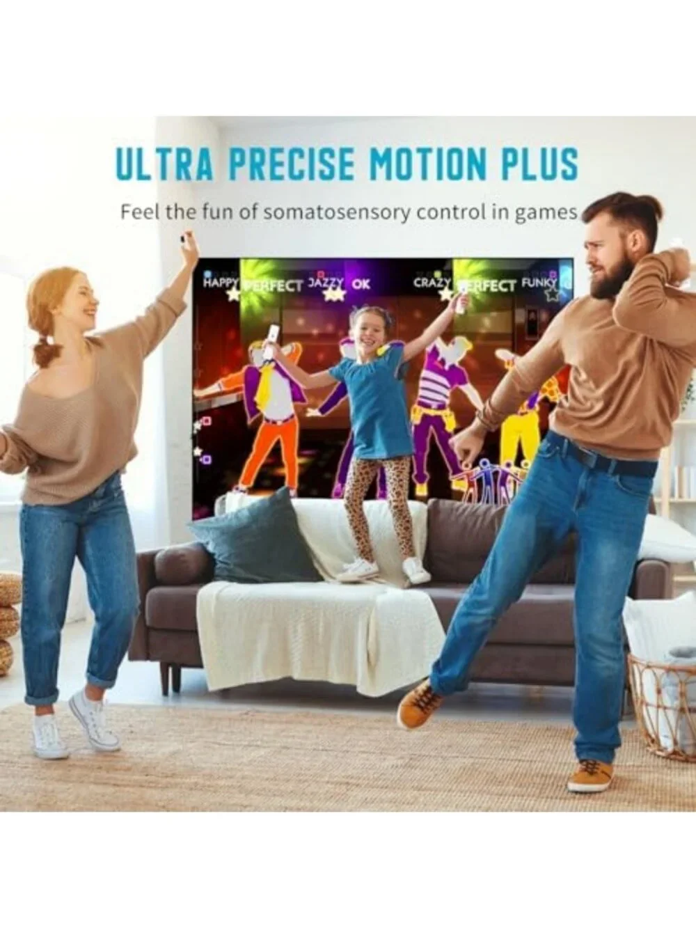 4-Pack Motion Plus Wii Remote Controllers with Silicone Cases - Gaming